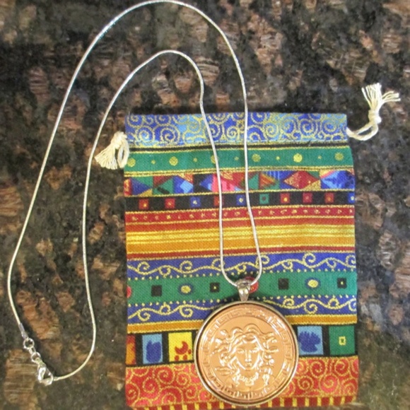 Medusa Sterling Silver 24 inch Chain Necklace - Picture 4 of 8